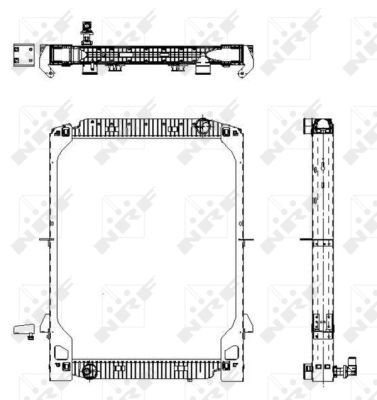 NRF 539568 Radiator, engine cooling