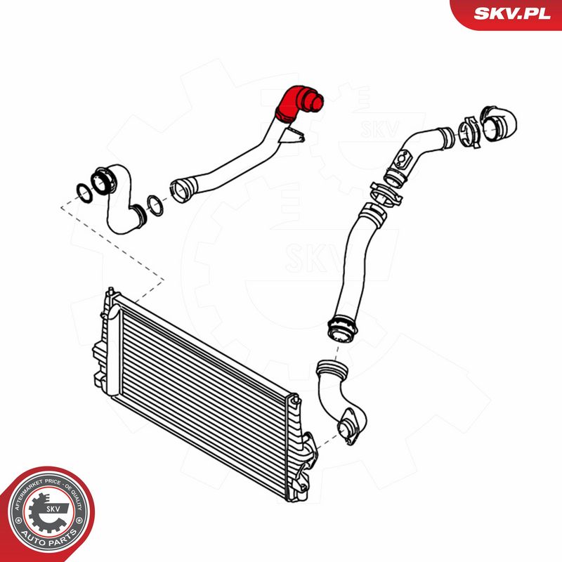 ESEN SKV 24SKV749 Charge Air Hose