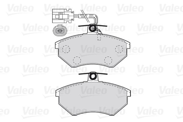 VALEO 301982 Brake Pad Set, disc brake