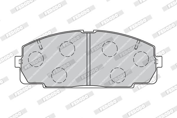 FERODO FVR1884 Brake Pad Set, disc brake