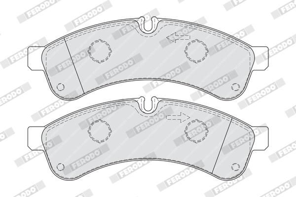 FERODO Plaquettes de frein à disque FVR4039