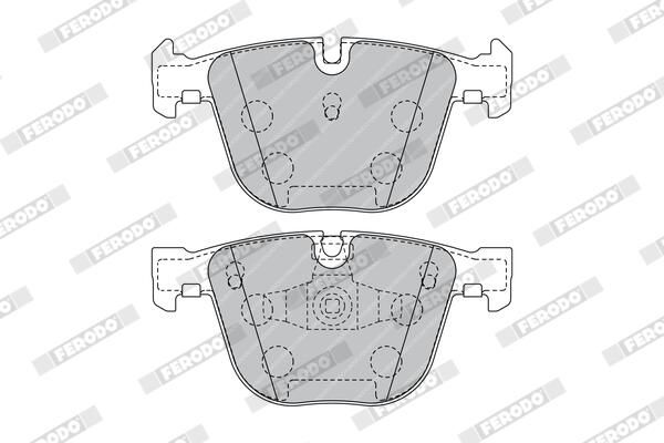 FERODO FDB4286 Brake Pad Set, disc brake