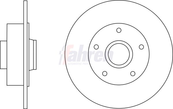 Fahren Brake Disc FBD6678