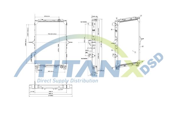 Chladič, chlazení motoru RX169008