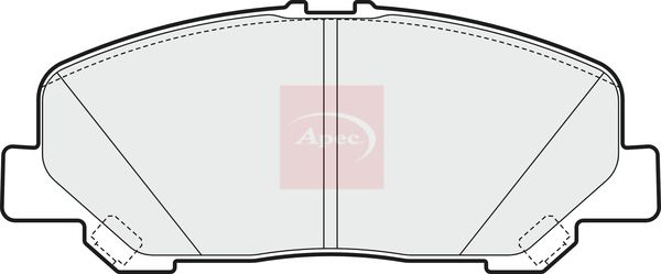 APEC Brake Pad Set, disc brake PAD1580