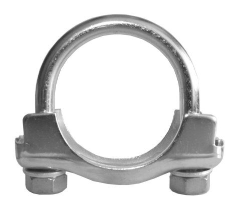 Pieza de fijación, sistema de escape