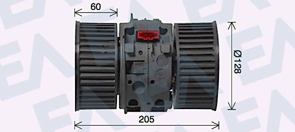 Motor eléctrico, ventilador habitáculo