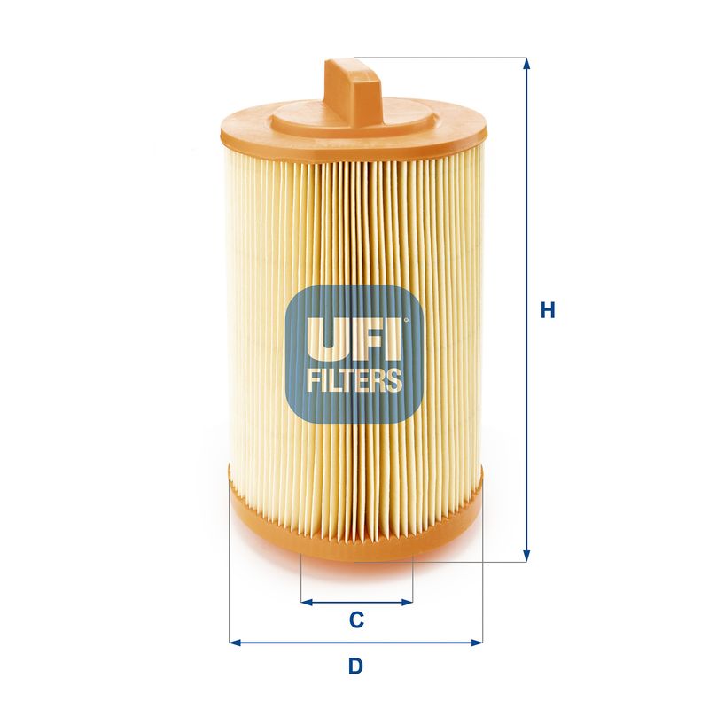 Повітряний фільтр, Ufi 27.486.00