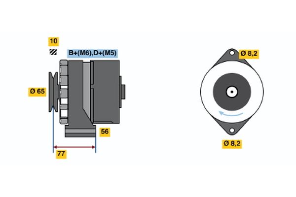 BOSCH generátor 0 986 030 880