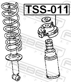 FEBEST TSS-011 Suspension Strut Support Mount
