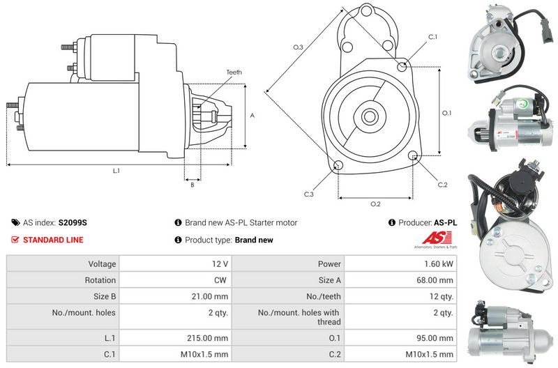 AS-PL S2099S Starter