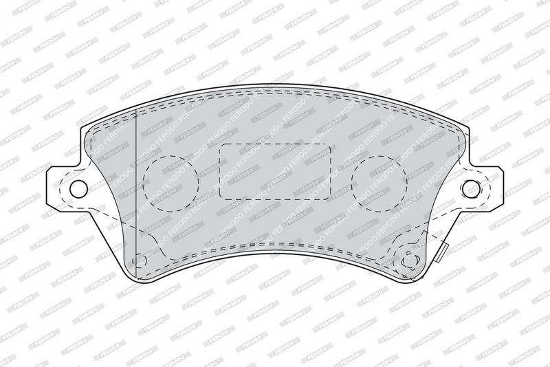 FERODO Plaquettes de frein à disque FDB1573