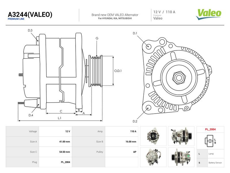 Prekės atitinka OEM kodą: 37300-42353