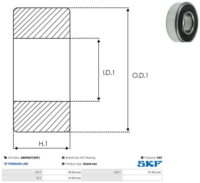 AS-PL ABE9047(SKF) Bearing