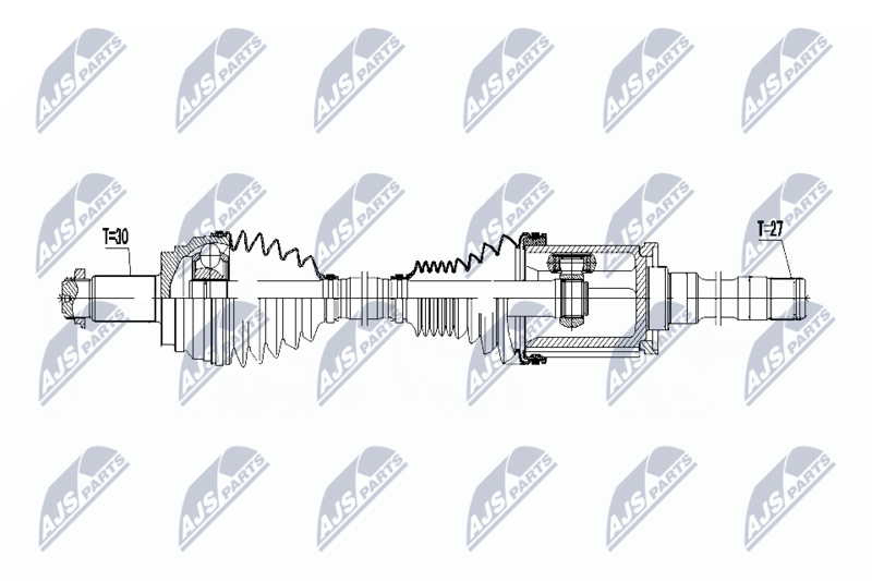 NTY hajtótengely NPW-BM-040