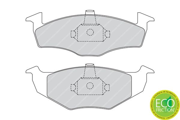 FERODO FDB1101 Brake Pad Set, disc brake