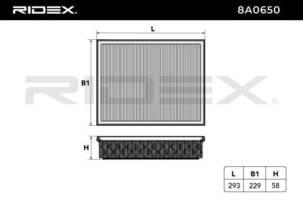 въздушен филтър RIDEX