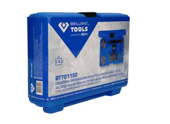 Pöörde-, tagasitõmbetööriistakomplekt, pidurisadulakolb, KS TOOLS BT701150