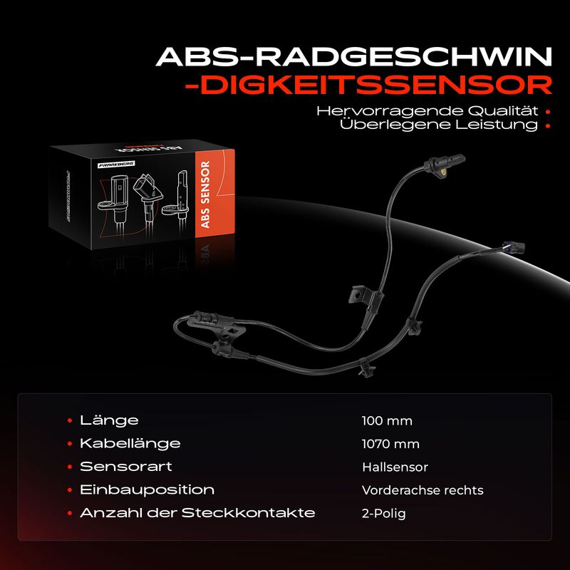 Frankberg 5481FB0029599 Sensor, wheel speed