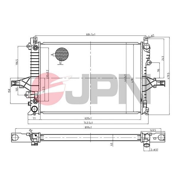 Автозапчасть JPN 60C9072JPN