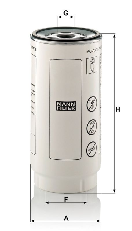 Filtru combustibil PL 420/7 x MANN-FILTER