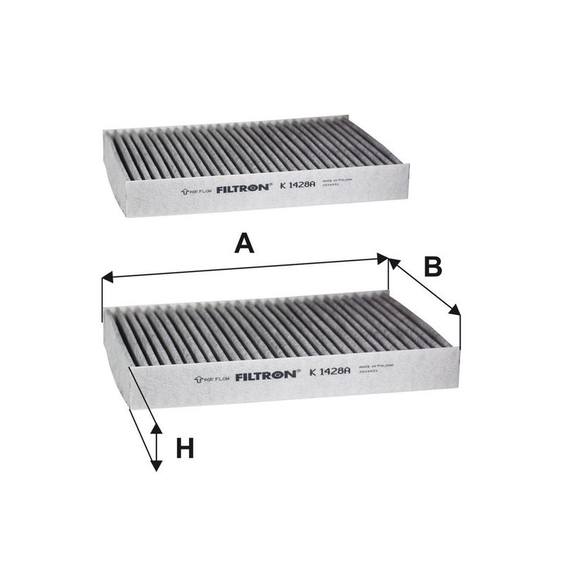 Filter, salongiõhk, FILTRON K 1428A-2X