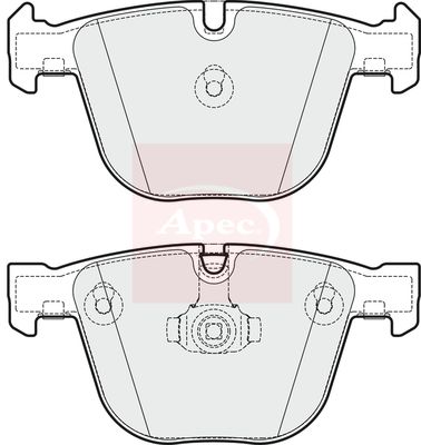 APEC Brake Pad Set, disc brake PAD1732