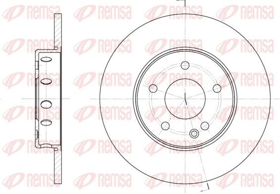 Гальмівний диск, Remsa 6310.00