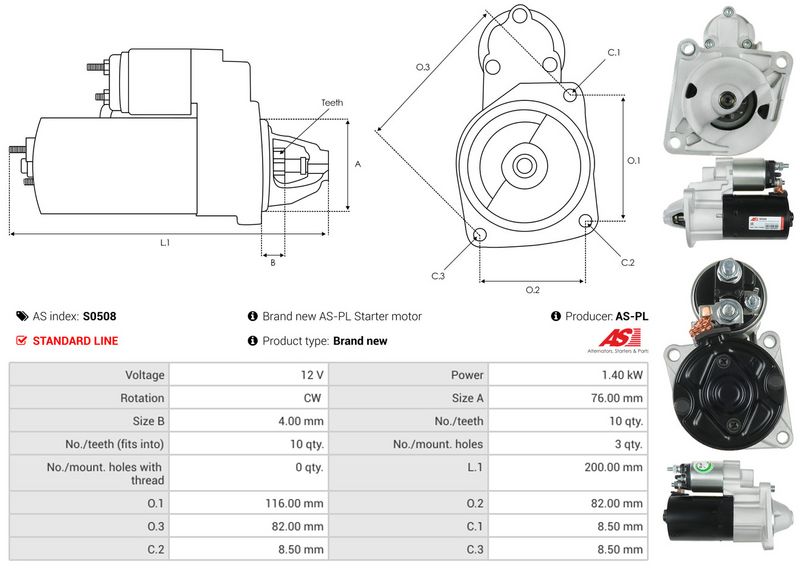 AS-PL S0508 Starter