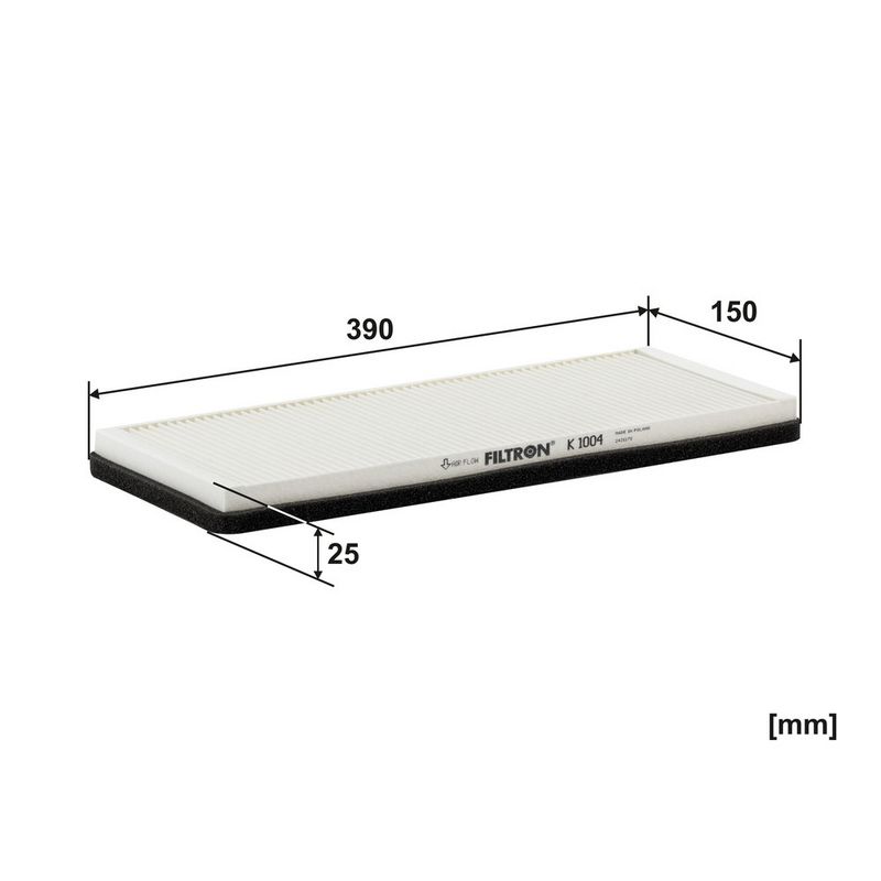 Filter, salongiõhk, FILTRON K 1004