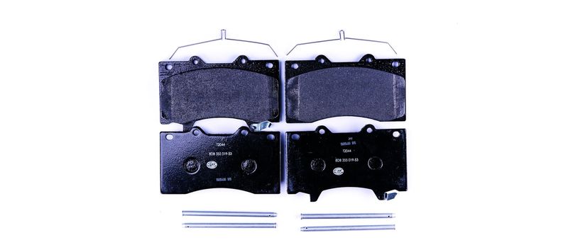 Set placute frana,frana disc 8DB 355 019-531 HELLA