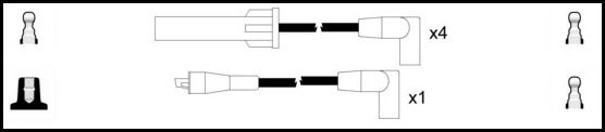Juego de cables de encendido