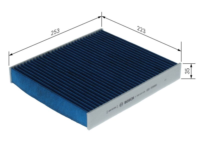 BOSCH 0 986 628 639 Filter, cabin air