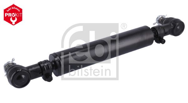 Stuurinrichting demper (lengte560mm, met bits) past: SCANIA 4, G I, G II, L, P I, P II, R I, R II, S, T 05.95-