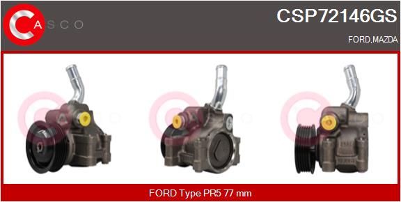 Hydraulické čerpadlo, řízení CSP72146GS