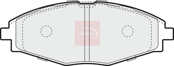 APEC Brake Pad Set, disc brake PAD1038