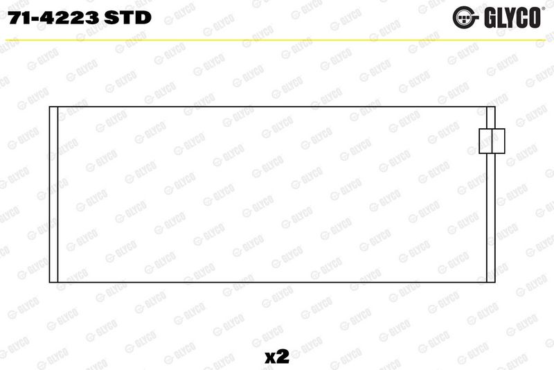 Coussinet+bielle GLYCO 71-4223 STD