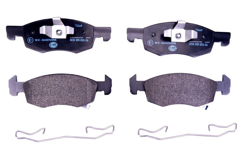 Set placute frana,frana disc 8DB 355 023-261 HELLA