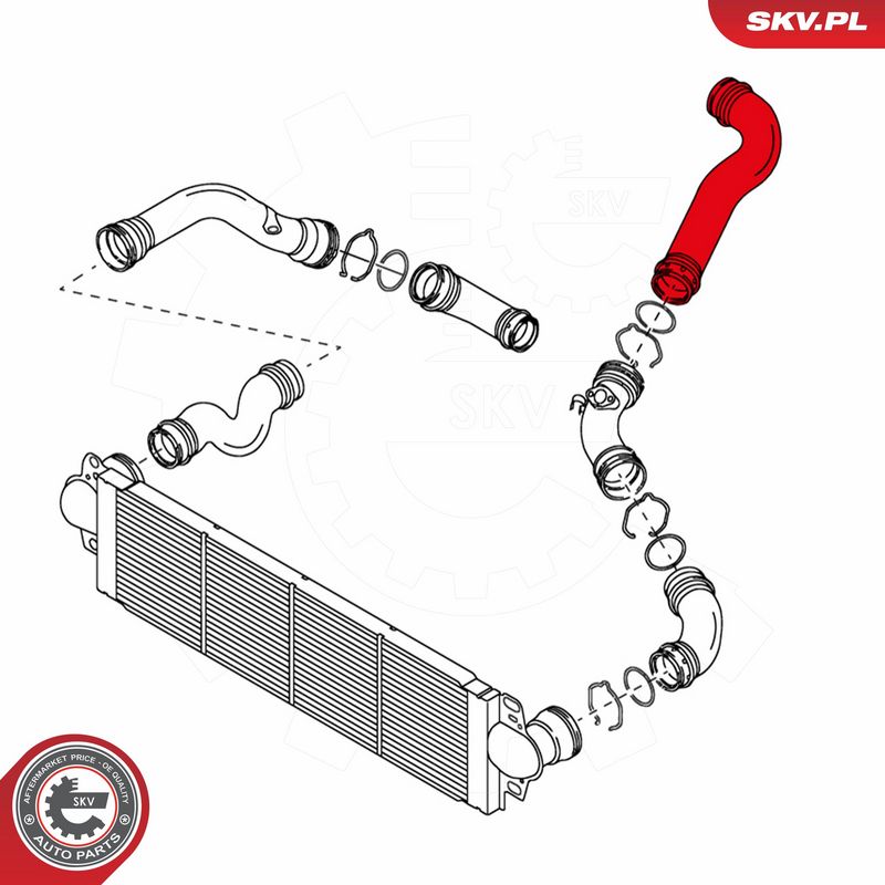 ESEN SKV 24SKV192 Charge Air Hose