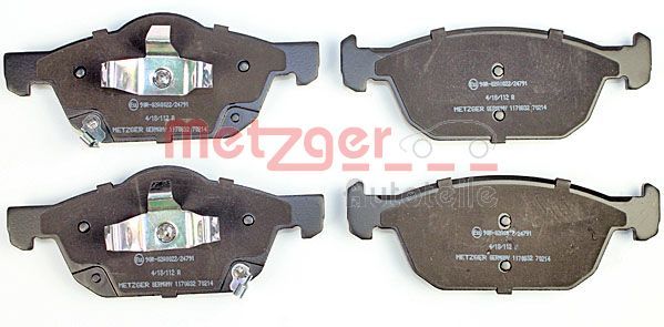 METZGER 1170832 Brake Pad Set, disc brake