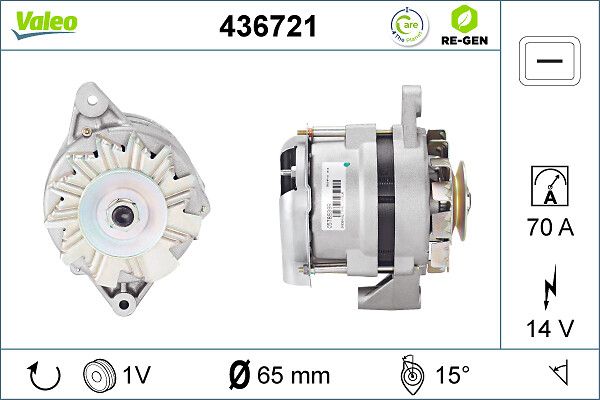 VALEO Dynamo / Alternator 436721