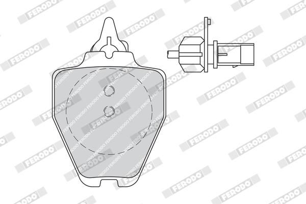 FERODO FDB1709 Brake Pad Set, disc brake