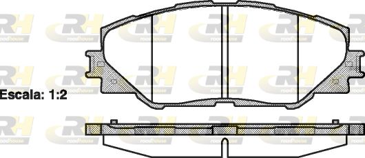 Комплект тормозных колодок на Auris, Prius, Rav 4