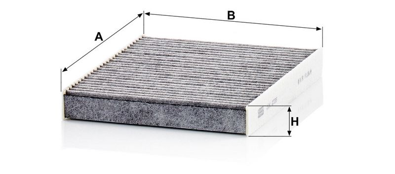 Filter, salongiõhk, MANN-FILTER CUK 2335 KIT