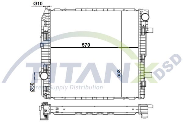 Chladič, chlazení motoru RD119016