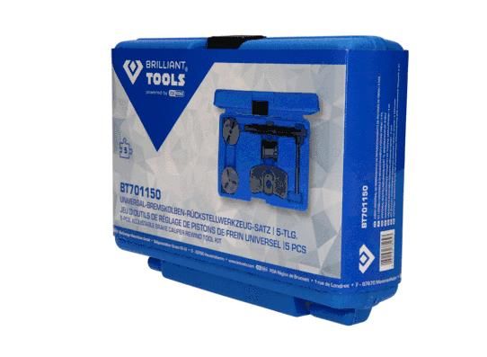 Pöörde-, tagasitõmbetööriistakomplekt, pidurisadulakolb, KS TOOLS BT701150