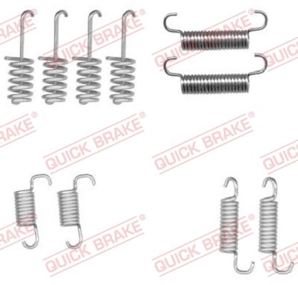 QUICK BRAKE tartozékkészlet, rögzítőfék pofa 105-0004