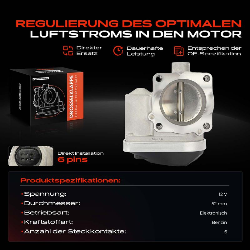 Frankberg 5481FB0022736 Throttle Body
