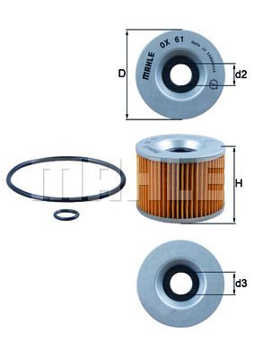 WILMINK GROUP olajszűrő WG1217456