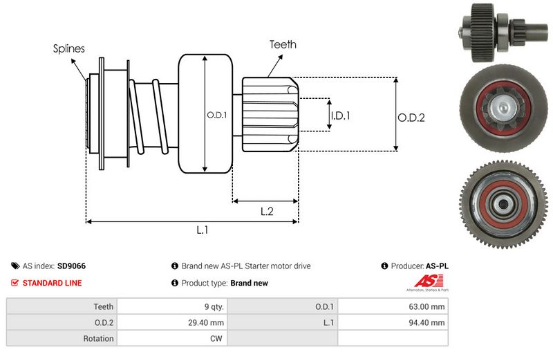 Vabajooks, starter, AS-PL SD9066
